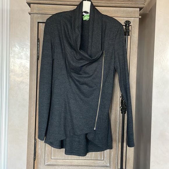 Helmut Lang Shawl Collar Jacket wool size medium charcoal grey - Picture 3 of 14